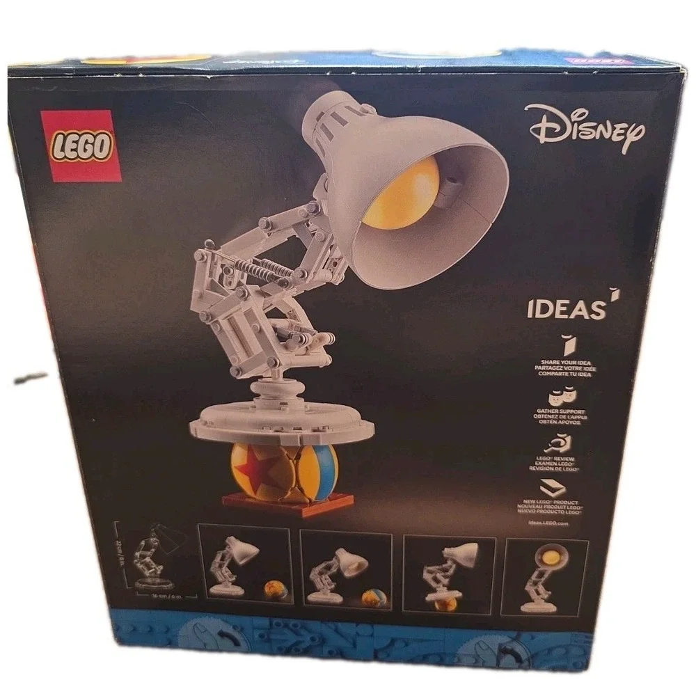 LEGO Ideas Disney Pixar Luxo Jr. 21357 Building Set Adult Dented Box